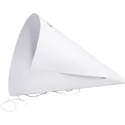 Kartongstrut, H: 23 cm, Dia. 16,5 cm, 230 g, vit, 50 st./ 1 förp.