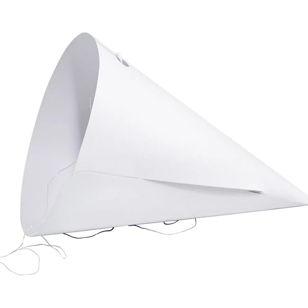 Kartongstrut, H: 23 cm, Dia. 16,5 cm, 230 g, vit, 50 st./ 1 förp.