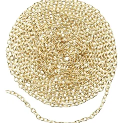 Kedja, B: 2 mm, guldfärgad, 20 m/ 1 förp.