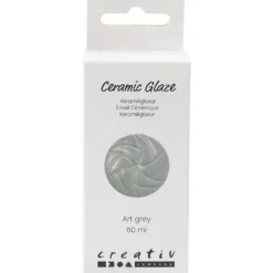 Keramikglasyr, 984-1101 °C, täckande, art grey, 60 ml/ 1 burk