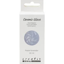 Keramikglasyr, 984-1101 °C, täckande, pastel lavender, 60 ml/ 1 burk