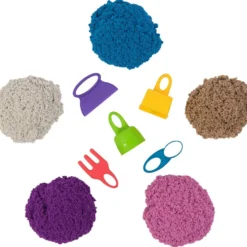 Kinetic Sand® hopfällbar sandlåda, stl. 27.94x30.48x7.12 cm, 900 g/ 1 förp.