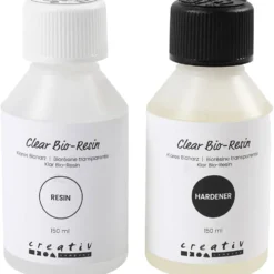 Klar Bio-Resin, klar, 2x150 ml/ 1 förp.