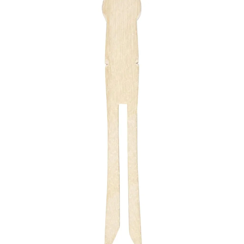 Klädnypor, L: 9,5 cm, B: 1,4 cm, 100 st./ 1 förp.