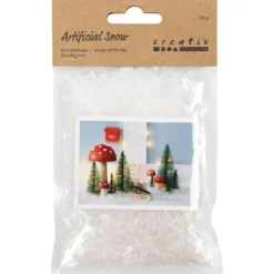 Konstgjord snö, vit, 50 g/ 1 påse