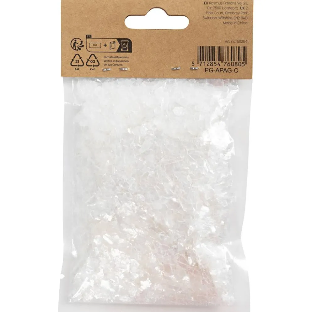 Konstgjord snö, vit, 50 g/ 1 påse