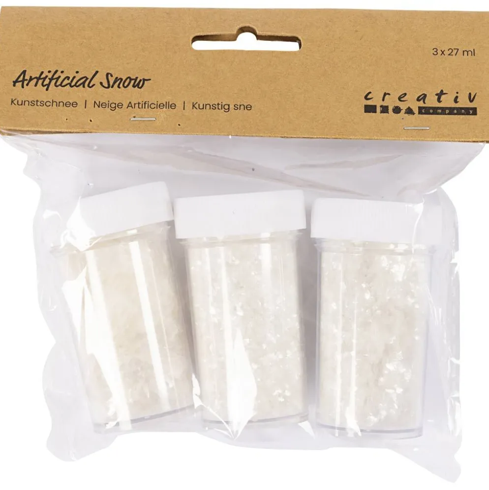 Konstgjord snö, vit, 3x27 ml/ 1 förp.