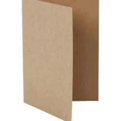Kort, kortstl. 10,5x15 cm, 220 g, natur, 10 st./ 1 förp.