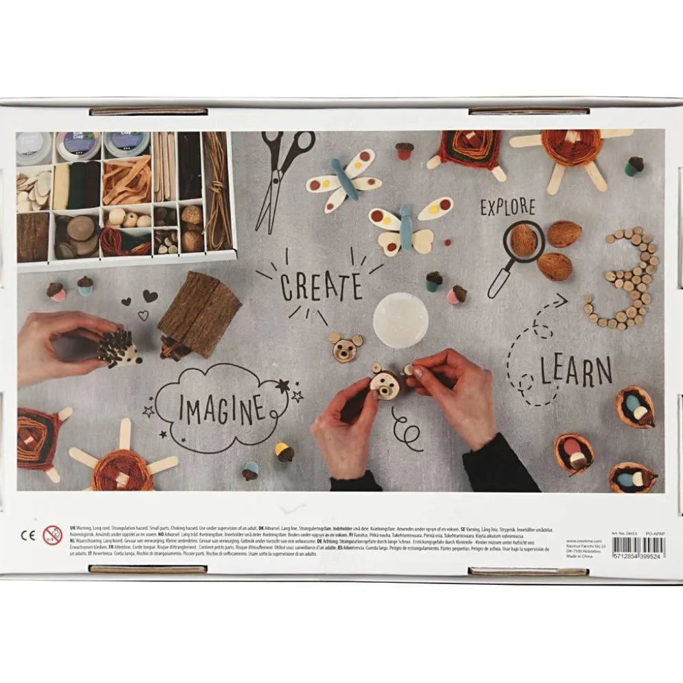 Kreativ Ask, Natur, 1 set
