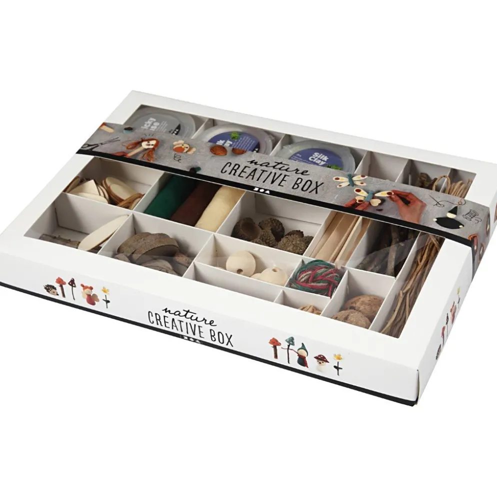 Kreativ Ask, Natur, 1 set