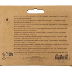 Kreativ Multi Tusch, spets 4 mm, mixade färger, 6 st./ 1 förp.