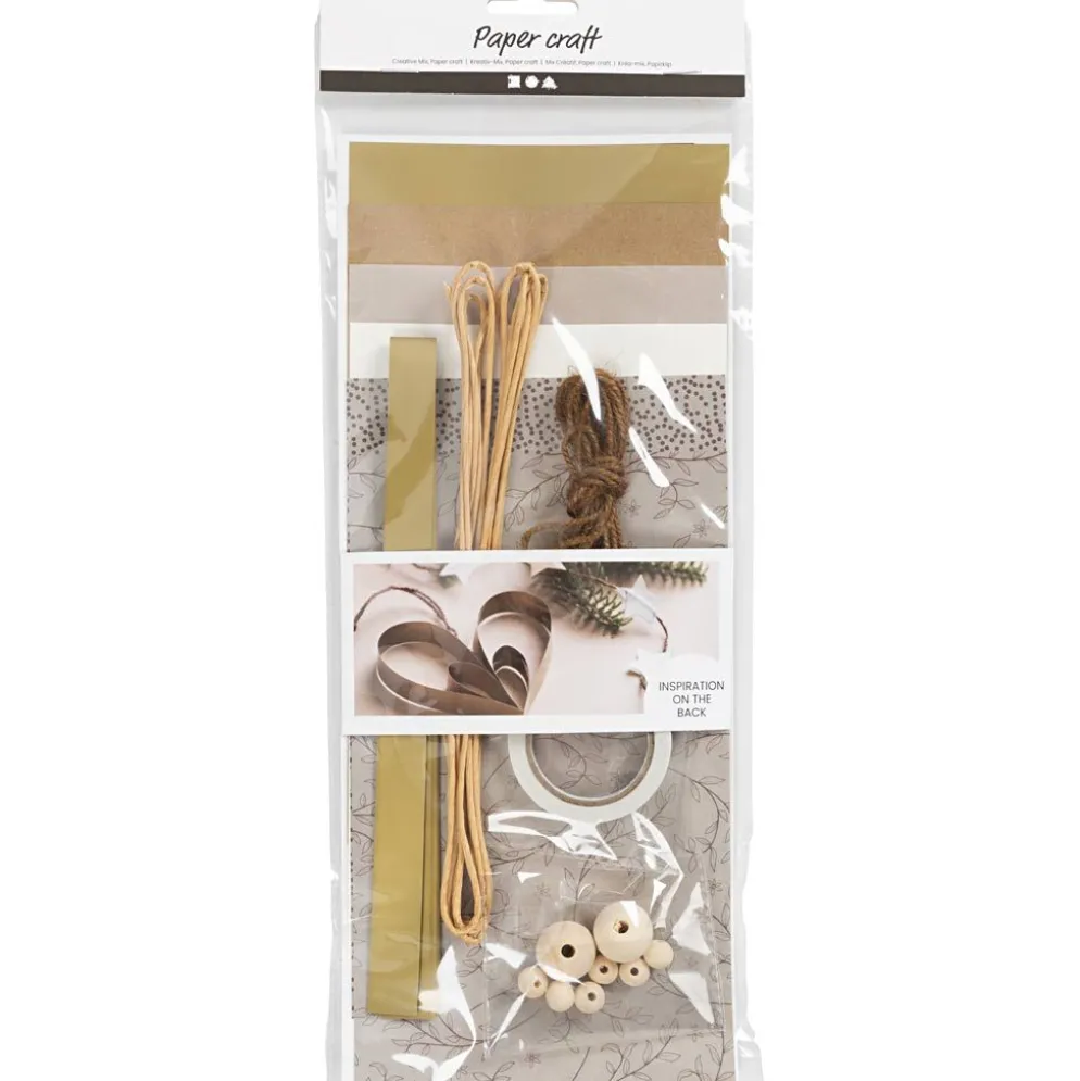 Kreativt set, pappersklippning, natur, 1 förp.