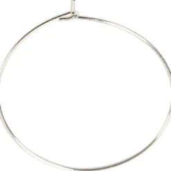 Kreoler, Dia. 30 mm, försilvrad, 6 st./ 1 förp.