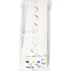Kronor av papp, H: 10-16,5 cm, L: 60 cm, 230 g, vit, 50 st./ 1 förp.