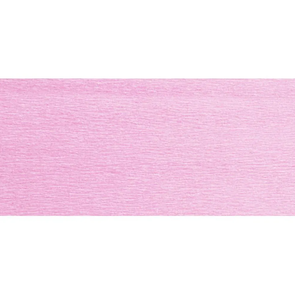Kräppapper, ark 50x250 cm, 22 g, rosa, 1 ark/ 1 förp.