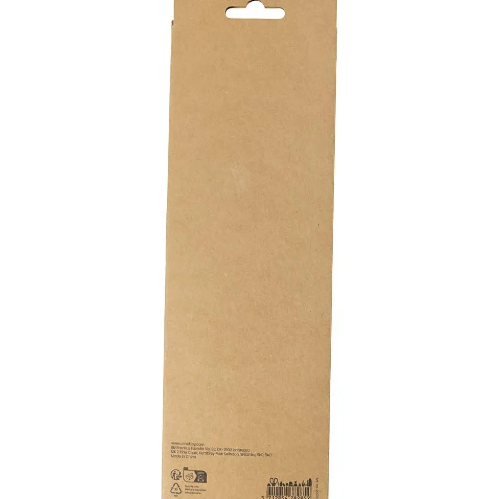 Kräppapper, ark 25x60 cm, Stretchbarhet: 180%, 105 g, off white, 4 ark/ 1 förp.