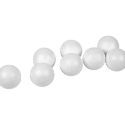 Kulor, Dia. 4 cm, vit, 100 st./ 1 förp.