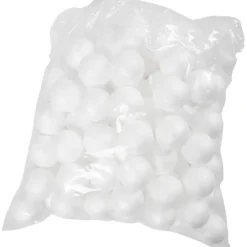 Kulor, Dia. 4 cm, vit, 100 st./ 1 förp.