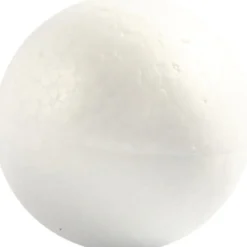 Kulor, Dia. 5 cm, vit, 5 st./ 1 förp.