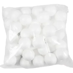 Kulor, Dia. 5 cm, vit, 50 st./ 1 förp.