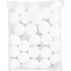 Kulor, Dia. 8 cm, vit, 25 st./ 1 förp.
