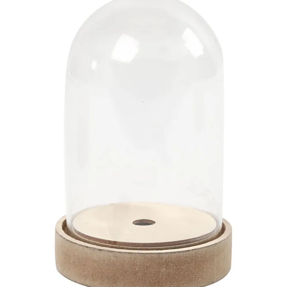 Kupa på träfot, H: 12,5 cm, Dia. 8 cm, 1 förp.