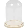 Kupa på träfot, H: 9,5 cm, Dia. 6 cm, Hålstl. 3 mm, 10 st./ 1 förp.