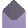 Kuvert, kuvertstl. 11,5x16 cm, 100 g, mörklila/lila, 10 st./ 1 förp.