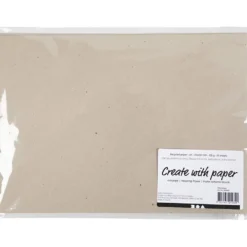 Kvistpapper, A4, ark 210x297 mm, 100 g, grå brun, 20 ark/ 1 förp.
