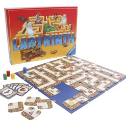 Labyrint-spel, DK,NO,SE,FI, 1 set, Dansk text,Norsk text,Svensk text,Finska text