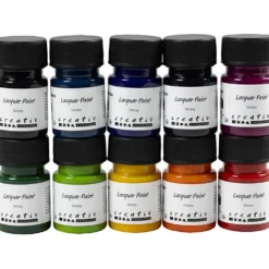 Lackfärg, blank, mixade färger, 10x30 ml/ 1 förp.