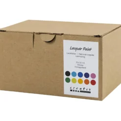 Lackfärg, blank, mixade färger, 10x30 ml/ 1 förp.