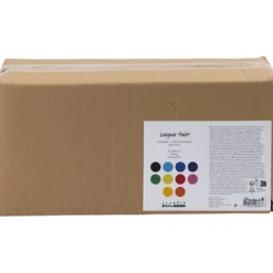 Lackfärg, blank, mixade färger, 10x250 ml/ 1 förp.