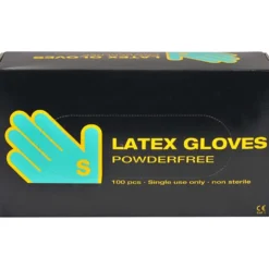 Latex handskar, stl. small, 100 st./ 1 förp.