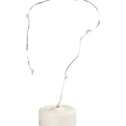 LED ljusslinga, L: 27 cm, silver, 1 st.