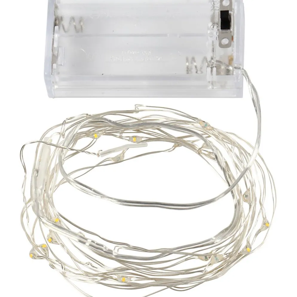 LED ljusslinga, L: 3,15 M, silver, 1 st.