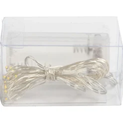 LED ljusslinga, L: 3,15 M, silver, 1 st.