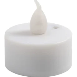 LED Värmeljus, H: 35 mm, Dia. 38 mm, vit, 24 st./ 1 förp.