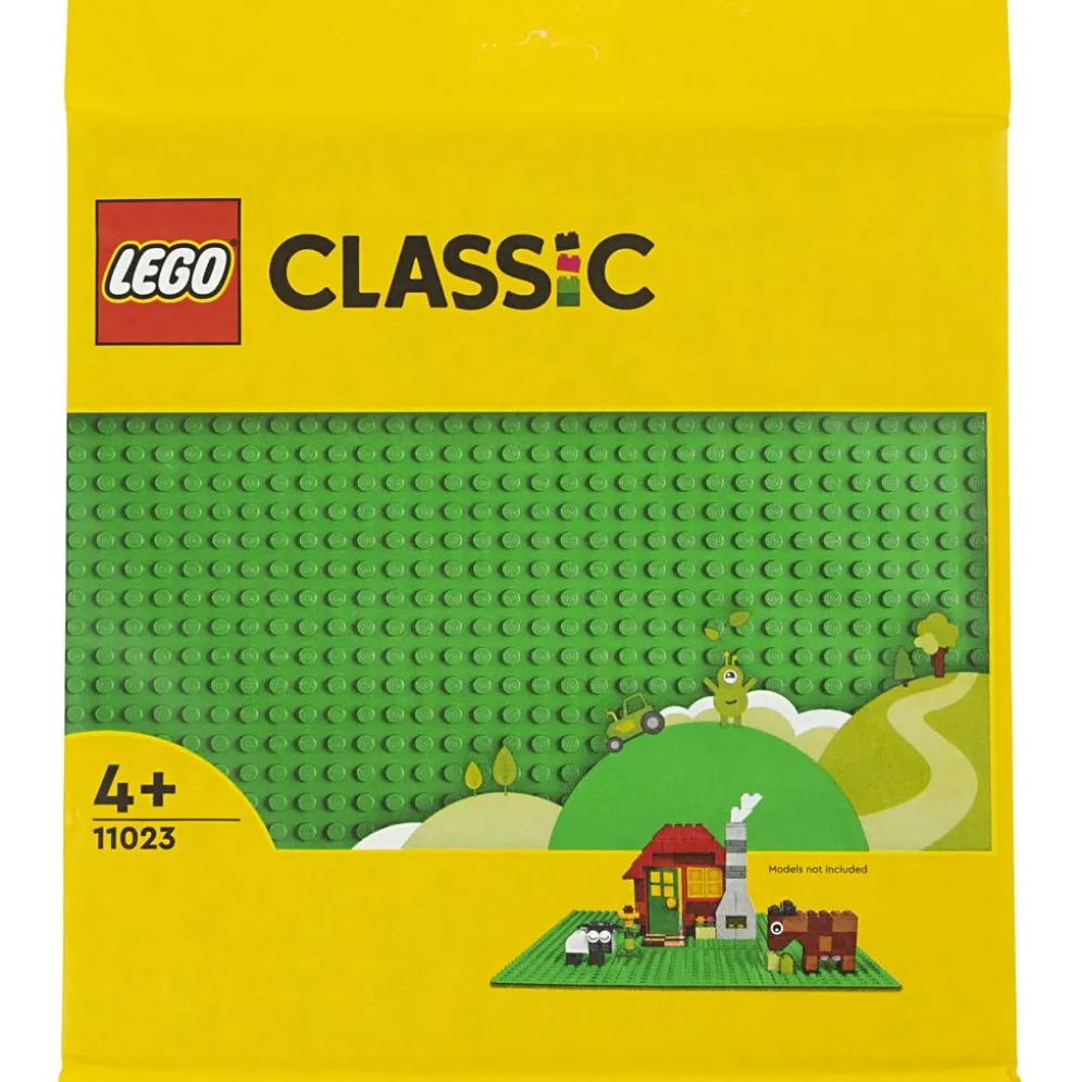 LEGO® Byggplattor Grön., stl. 25x25 cm, grön, 1 st.