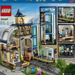 LEGO® City centraltågstation, 752 delar/ 1 förp.