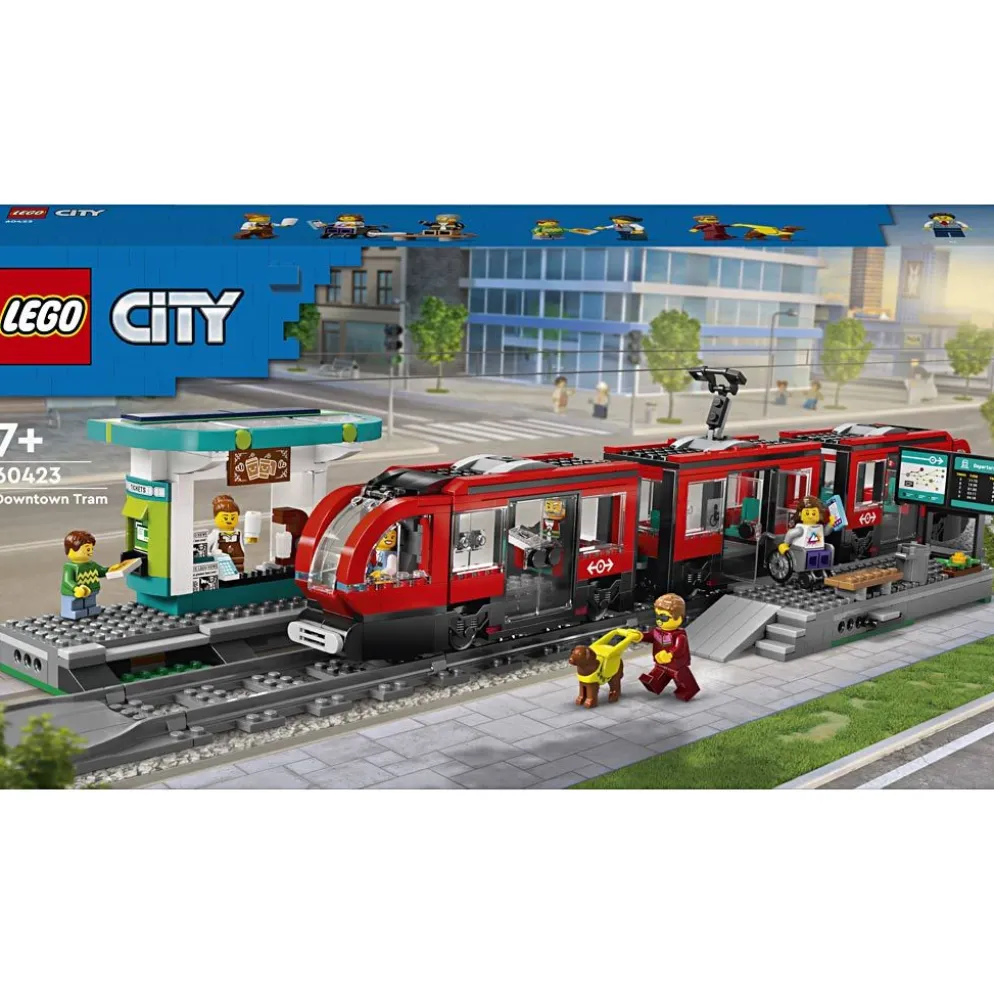 LEGO® City Light tågbana och station, 811 delar/ 1 förp.