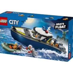 LEGO® City polisbåtjakt, 264 delar/ 1 förp.