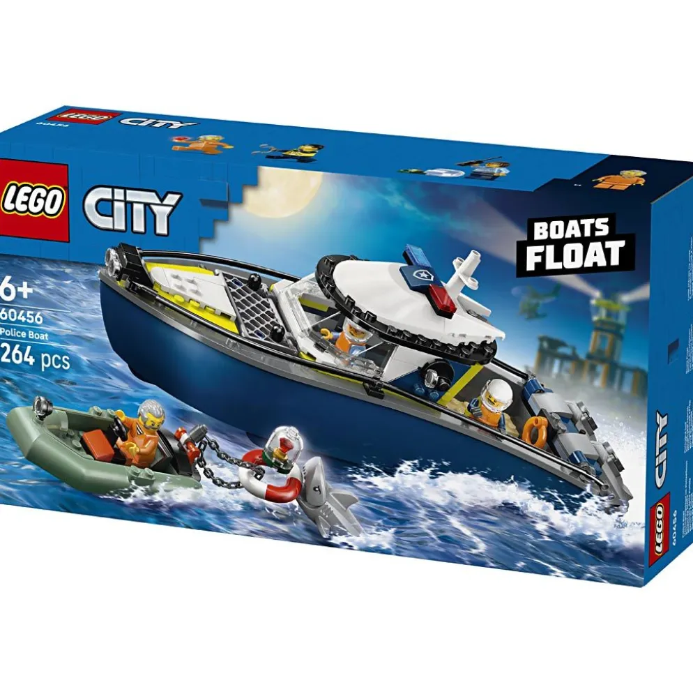 LEGO® City polisbåtjakt, 264 delar/ 1 förp.