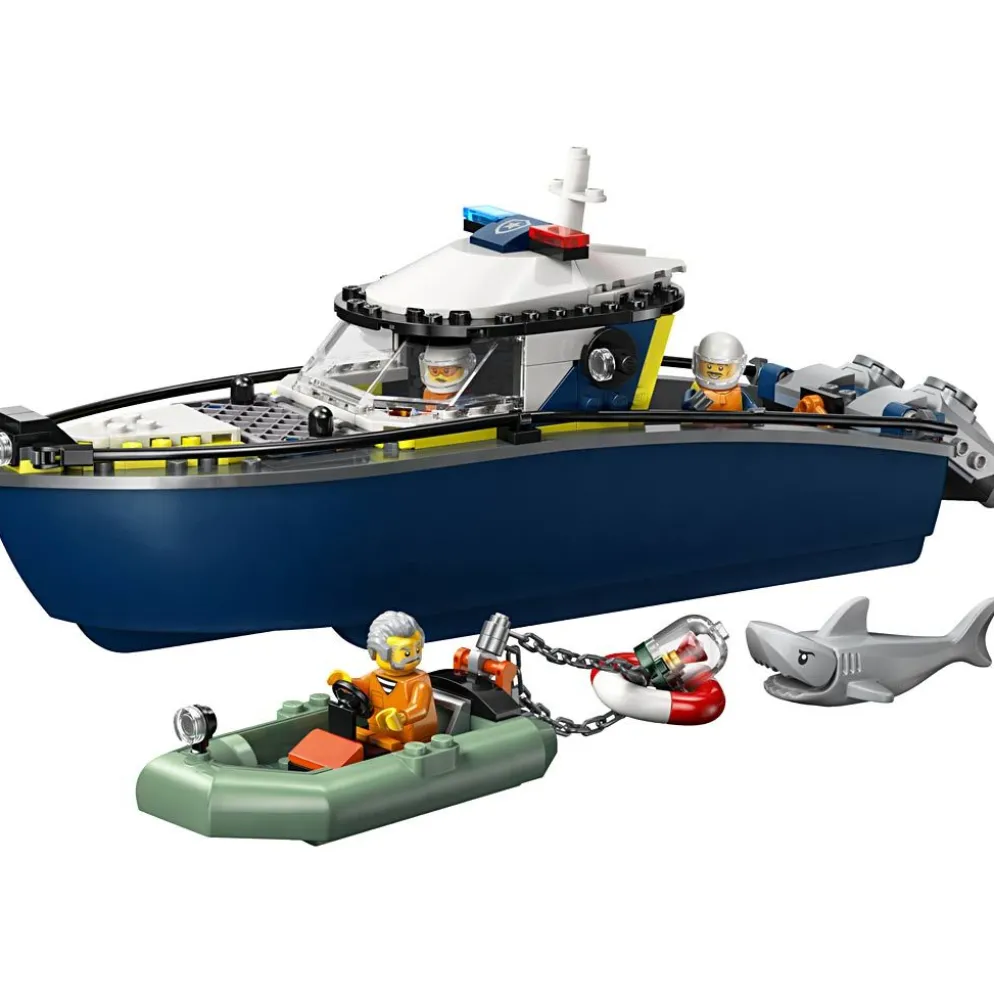 LEGO® City polisbåtjakt, 264 delar/ 1 förp.