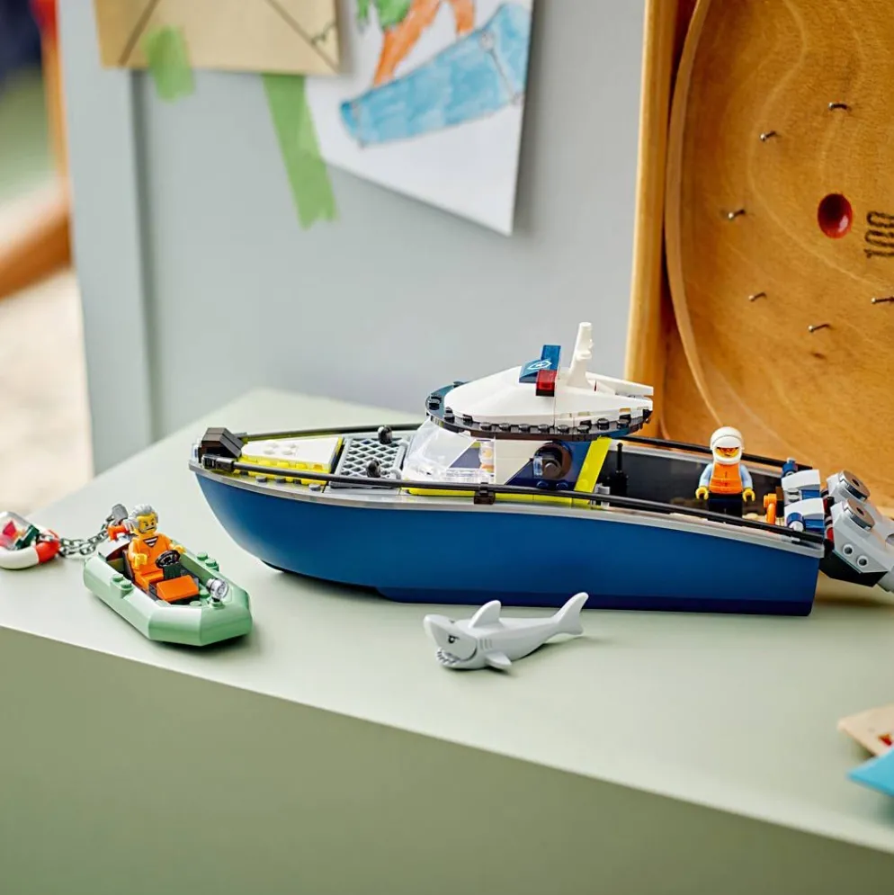 LEGO® City polisbåtjakt, 264 delar/ 1 förp.