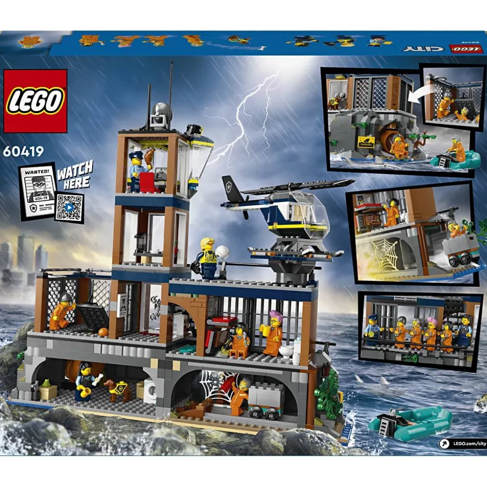 LEGO® City Polisfängelseö, 980 delar/ 1 förp.