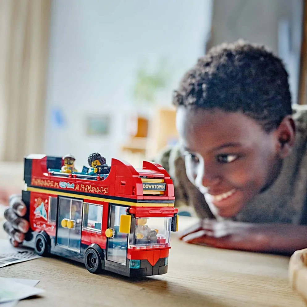 LEGO® City röd dubbeldäckare, 384 delar/ 1 förp.