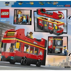 LEGO® City röd dubbeldäckare, 384 delar/ 1 förp.