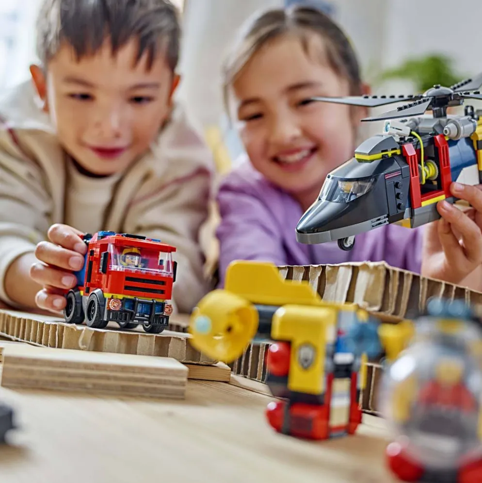 LEGO® City Remix brandbil, helikopter och ubåt, 874 delar/ 1 förp.