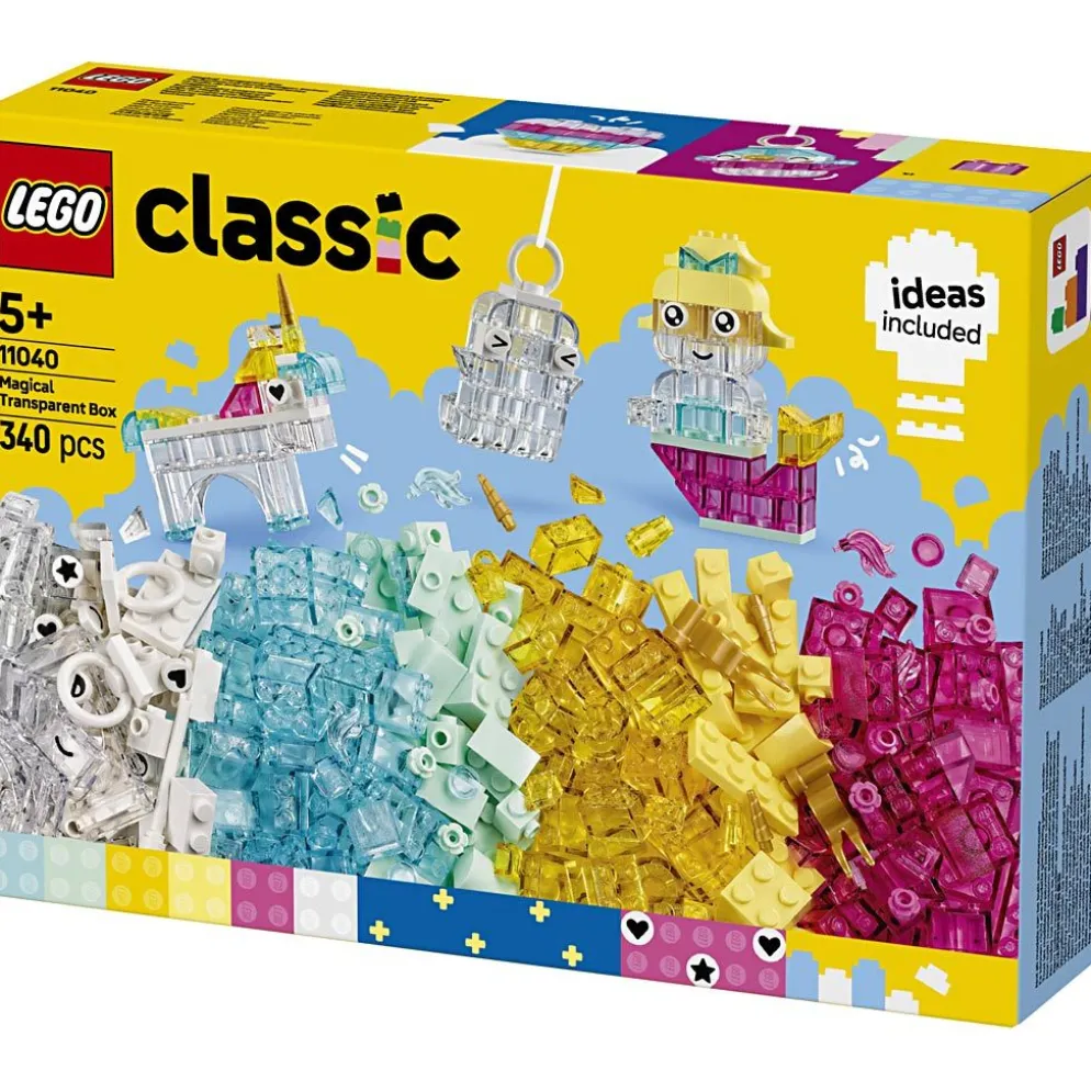 LEGO® Classic magiska genomskinliga klossar , 340 delar/ 1 förp.